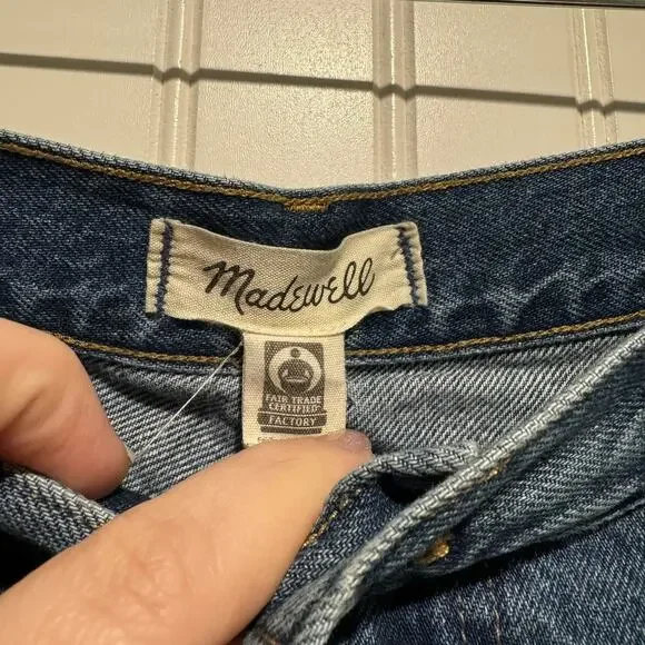 Madewell Extra Wide Leg Jeans High Waisted Size 33 - Picture 4 of 7